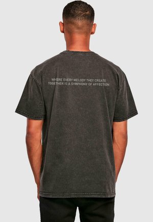 Merchcode LOVE BIRDS - Print T-shirt - black