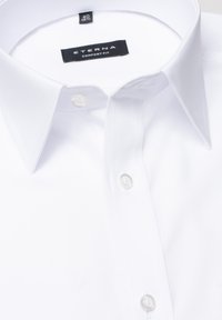 Eterna UNIFARBENES POPELINE KURZARMHEMD - COMFORT FIT - Businesshemd - weiss