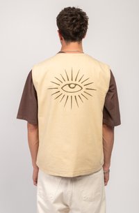 Kaotiko WESTERN EYE UNISEX - Weste - bone