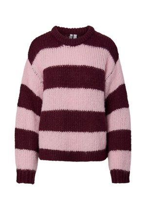 Pieces, PCDORTHEA LS CHUNKY KNIT NOOS BC - Jersey de punto - light red