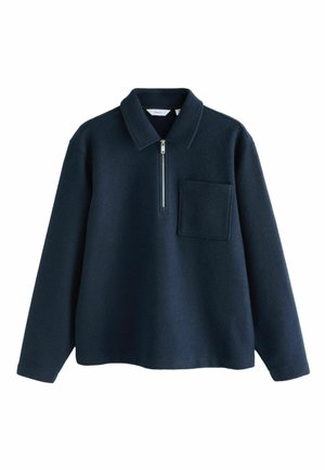 REGULAR FIT LOOK QUARTER ZIP  - Sweatjacke - navy