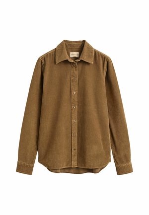 GANT, GANT REGULAR CORDUROY SHIRT - Hemdbluse - warm khaki