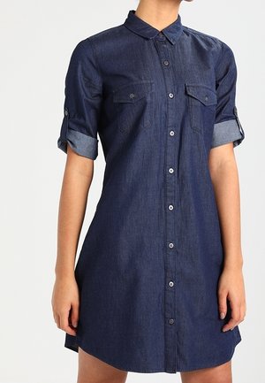 Robe en jean - dark-blue denim