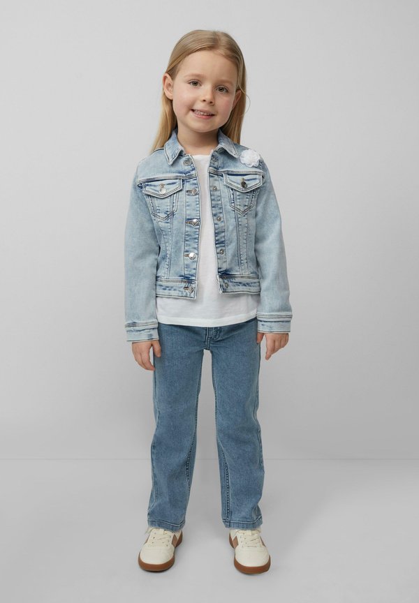 MID RISE WEITENREGULIERUNG INNEN - Jeans Straight Leg - blau