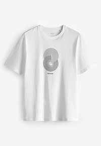 Next REGULAR FIT - Apdrukāts T-krekls - blue white black