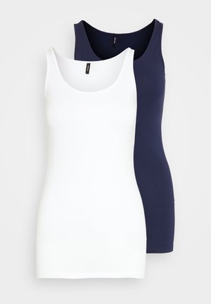 MAXI TANK 2 PACK - Débardeur - navy blazer/bright white