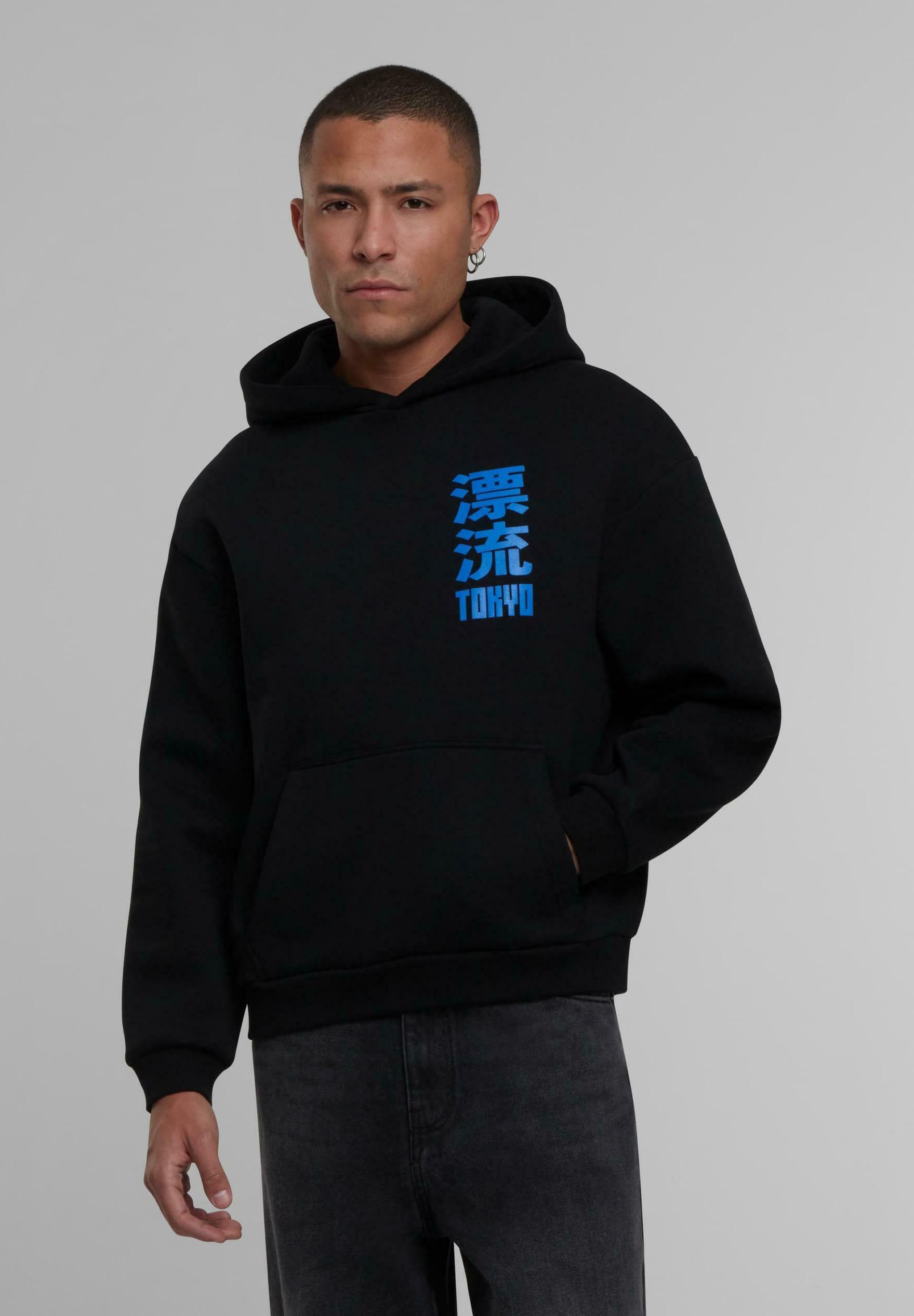 Mister Tee TOKYO DRIFTING - Hoodie - black - Zalando.ie