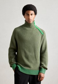 Scotch & Soda RAGLAN ZIP - Jumper - thyme