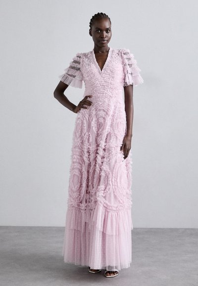 Needle & Thread VERITY RUFFLE VNECK GOWN - Pidulikud riided - mauve