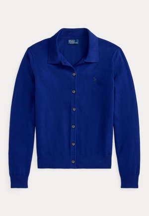 POLO-COLLAR BUTTONED CARDIGAN - Cardigan - sporting royal