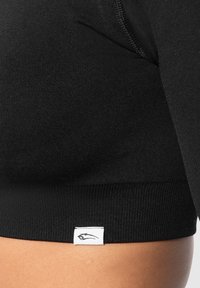 Smilodox CROP LONGSLEEVE MAYSA - Langarmshirt - schwarz