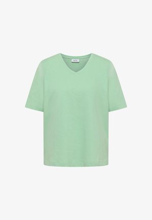Cecil, BASIC T-SHIRT MIT V-NECK - Basic T-shirt - juicy lime