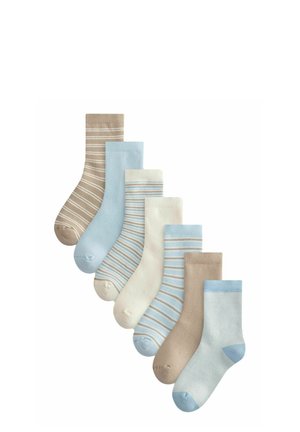 7 PACK - Zoknik - blue neutral stripe
