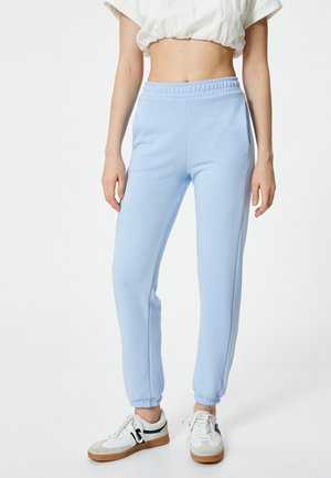 ELASTIC WAIST POCKET DETAIL JOGGER - Trainingsbroek - blue