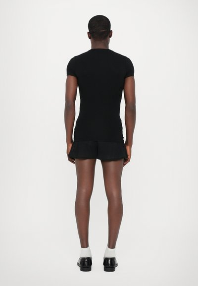 Ludovic de Saint Sernin SIMPLE SHORT SLEEVES STUD LOGO UNISEX - Print T-shirt - black