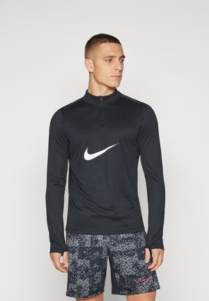 ACADEMY DRILL TOP  - Long sleeved top - black/anthracite/white