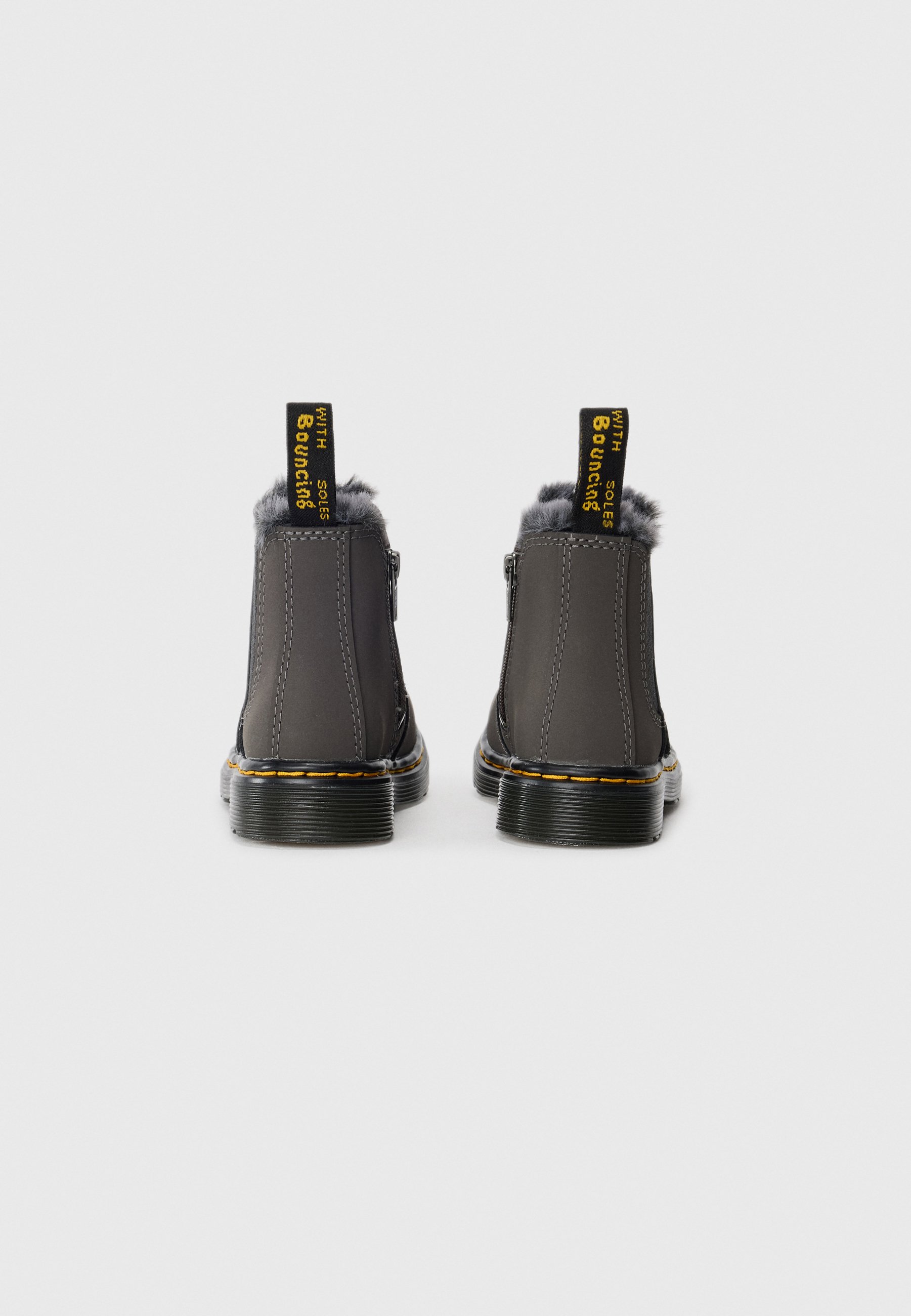 Dr. Martens LEONORE UNISEX - Winter boots - gunmetal/dark grey