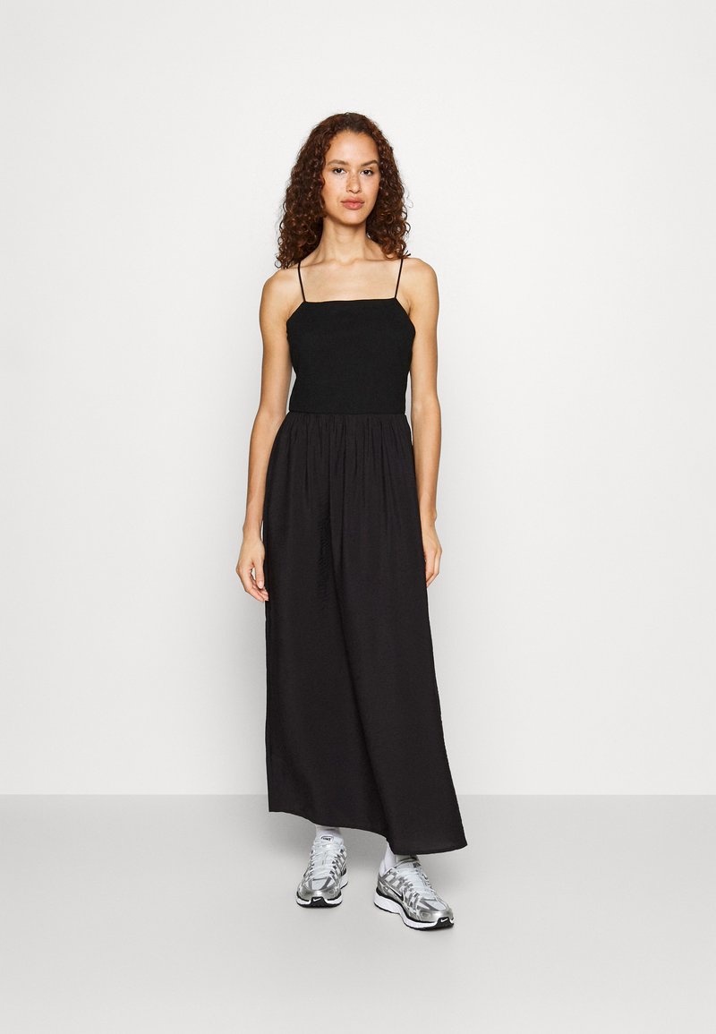 Object Tall OBJLILJE DRESS - Maxikleid - black/schwarz - Zalando.ch