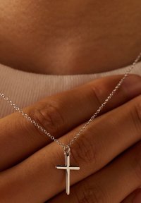 Lucardi SET - Necklace - silver coloured