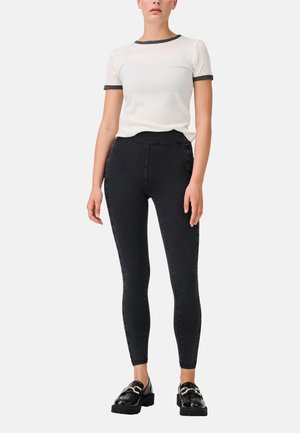 BIKER - Legging - washed out black