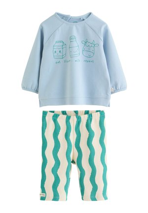 Next, REGULAR FIT - BABY TOP AND LEGGINGS 2 PIECE SET . - Long sleeved top - green blue milk club