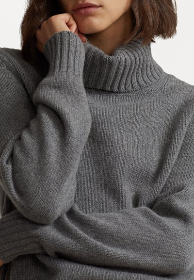 Polo Ralph Lauren WOOL ROLLNECK JUMPER - Pulover - battalion grey heather
