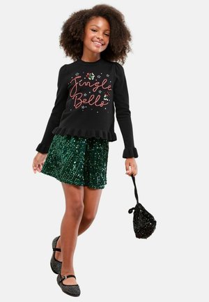 REGULAR FIT - CHRISTMAS CREW NECK  - Džemperis - black jingle bells