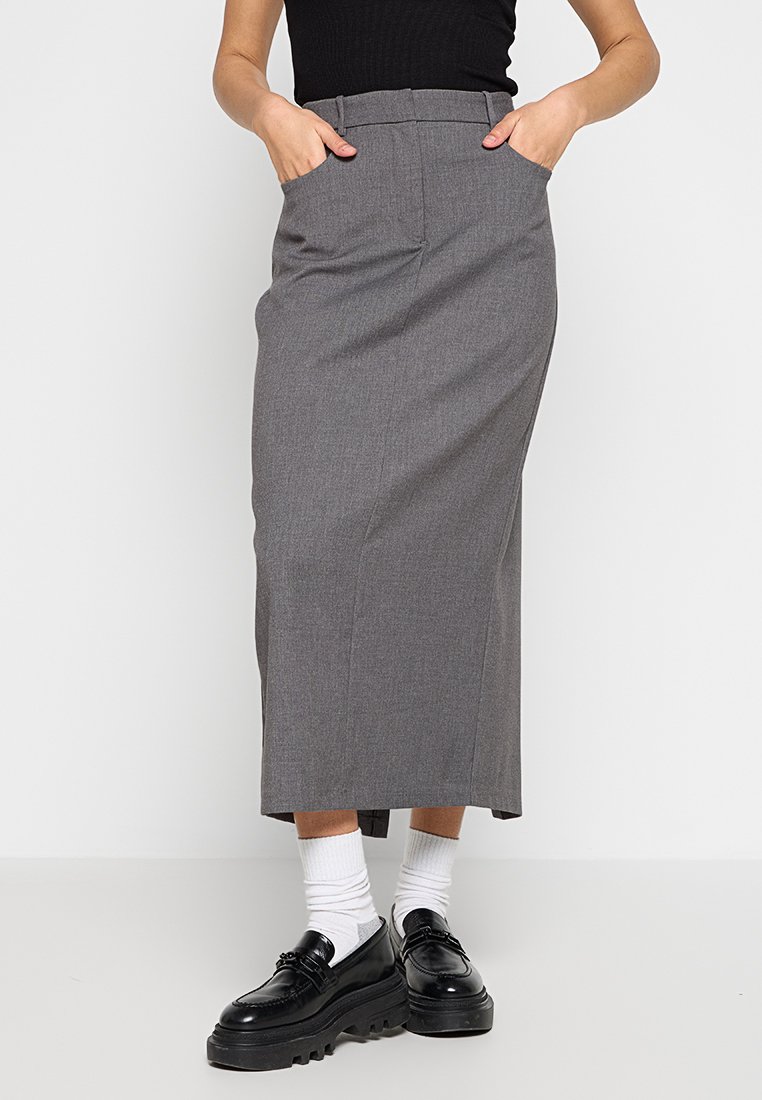 Abercrombie & Fitch Kokerrok grijs Abercrombie & Fitch Kokerrok grijs