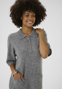 Culture ASIMA KATRINA  - Rochie tricotată - mid grey melange