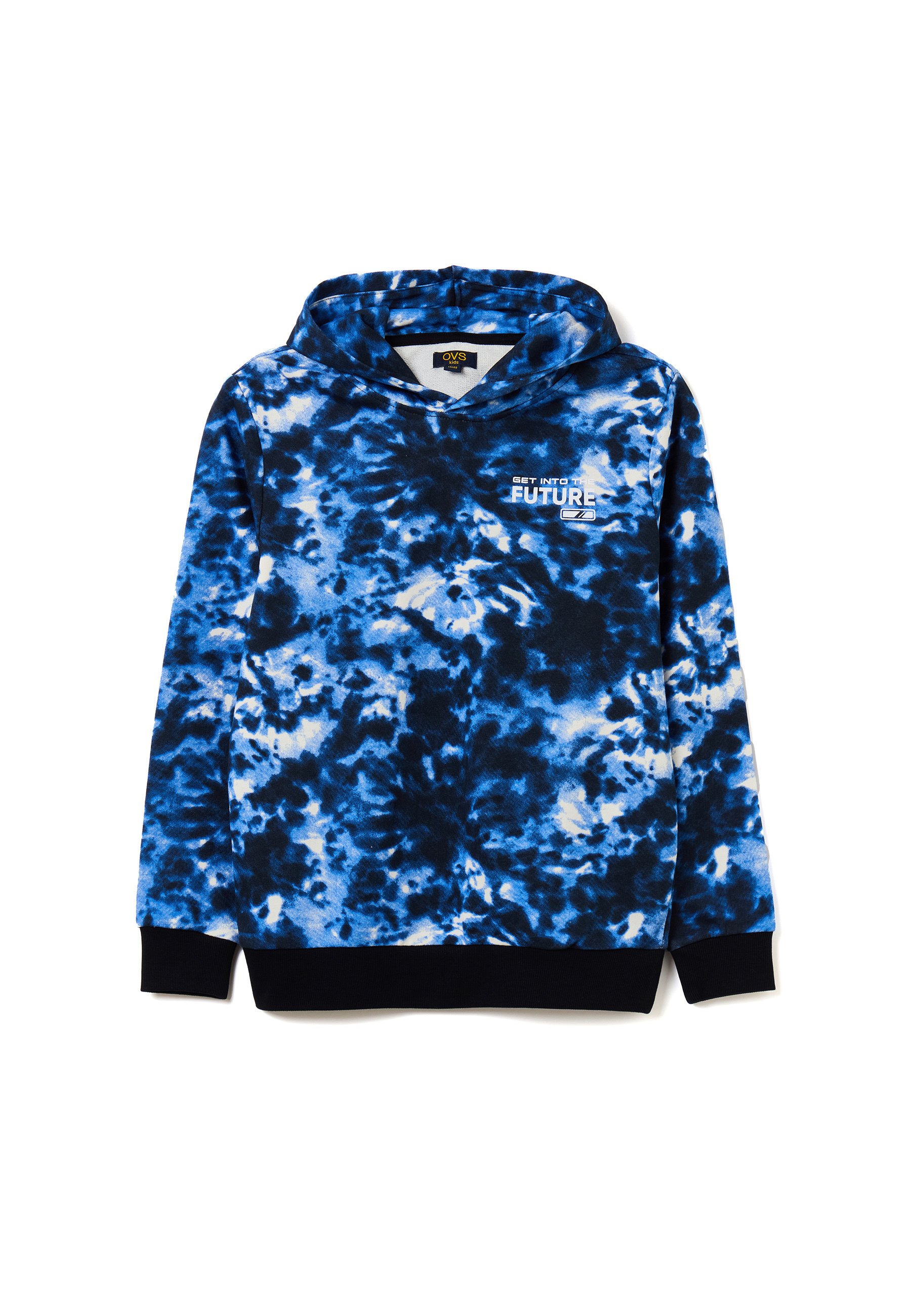 OVS TIE DYE Hoodie blue white blue Zalando