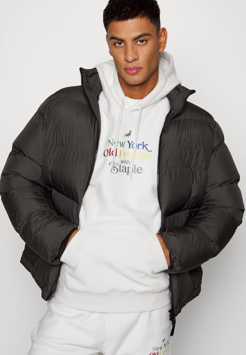 staple pigeon hooded puffer jacket