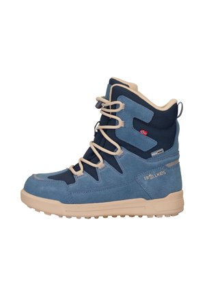 TROLLKIDS, KIDS FINNMARK UNISEX - Bottes de neige - shadow blue/mystic blue/sandstone