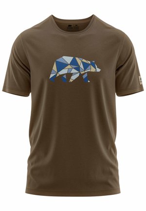 ESPENSON - T-Shirt print - dark brown