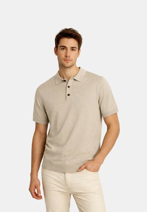 INDICODE JEANS, INDICODE JEANS POLOSHIRT INBACEMALE KURZARMSHIRT POLOKRAGEN - Poloshirt - beige