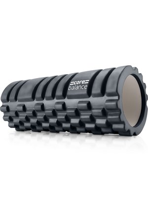 FOAM MASSAGE ROLLER GRID TRIGGER TARGET POINT GYM FITNESS PHYSIO - Fitness/yoga - black