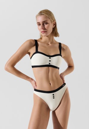 MONOCHROME - Bikiniunderdel - cannoli cream black