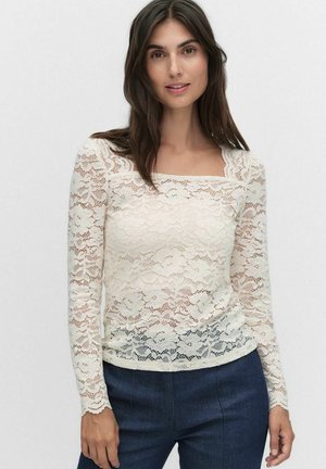 LEONA LACE - Blus - offwhite