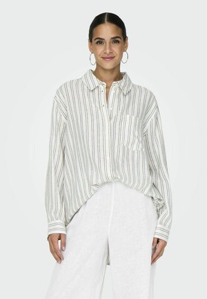 Button-down blouse - bright white