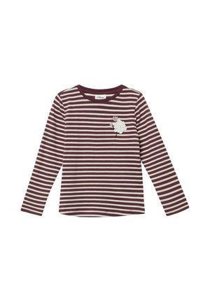 Long sleeved top - bordeaux