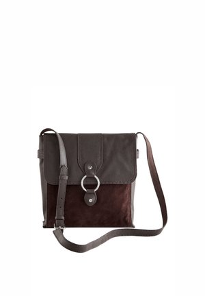 MESSENGER - Schoudertas - chocolate brown