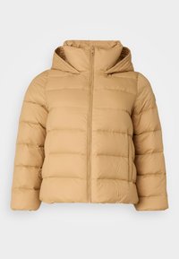 Tommy Hilfiger Curve CASUAL HOOD JACKET - Daunenjacke - classic khaki