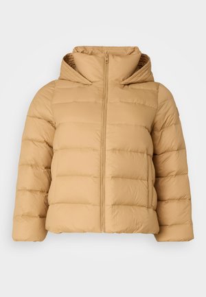 Tommy Hilfiger Curve CASUAL HOOD JACKET - Páperová bunda - classic khaki