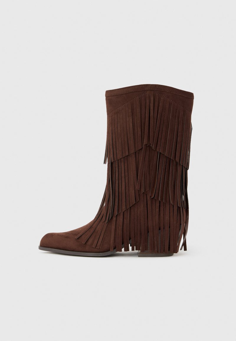 Even&Odd Cowboy/Biker boots - dark brown - Zalando.co.uk