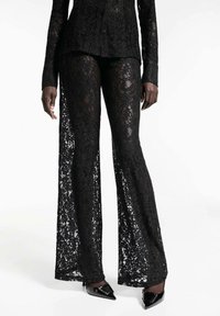 Mango Pantalon classique - black