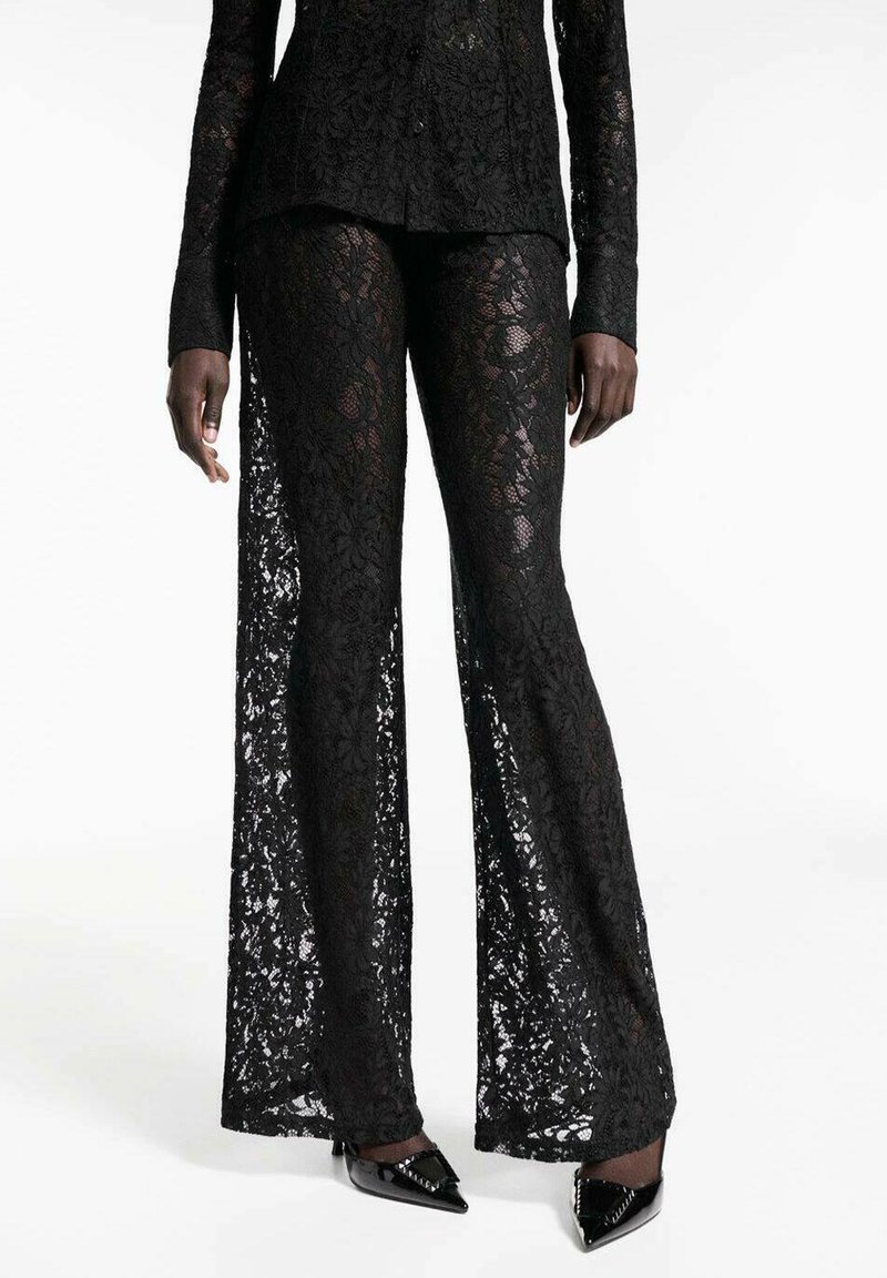 Mango Pantalon classique - black