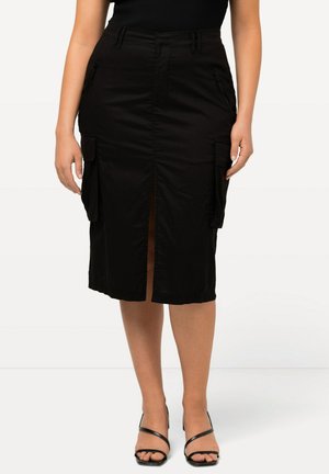 Ulla Popken Pencil skirt - black