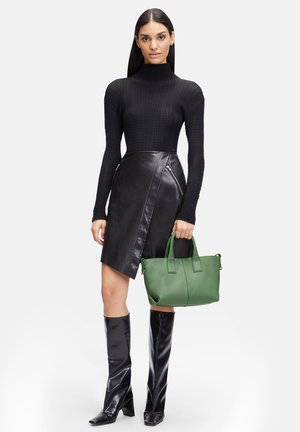 Borsa a mano - bambusgrün