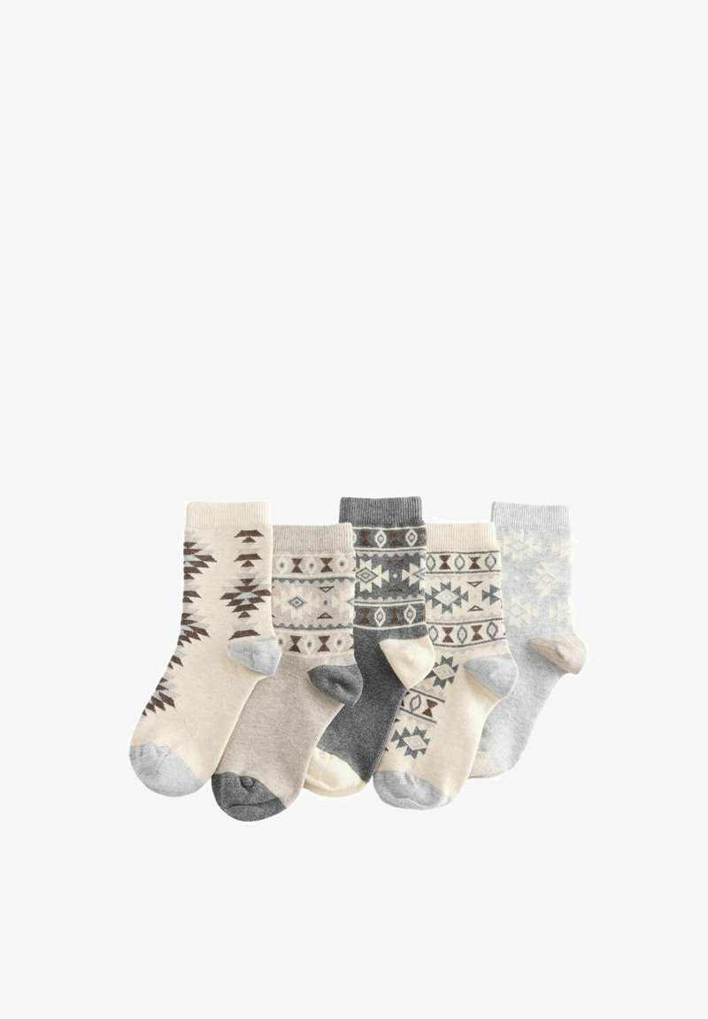 Next RICH THERMAL 5 PACK - Chaussettes - cream