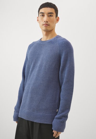 NN.07 JACOBO - Strikkegenser - gray blue