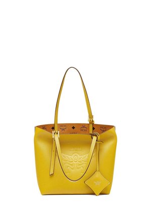 MCM HIMMEL MIT LOGOPRÄGUNG - Sac à main - yellow